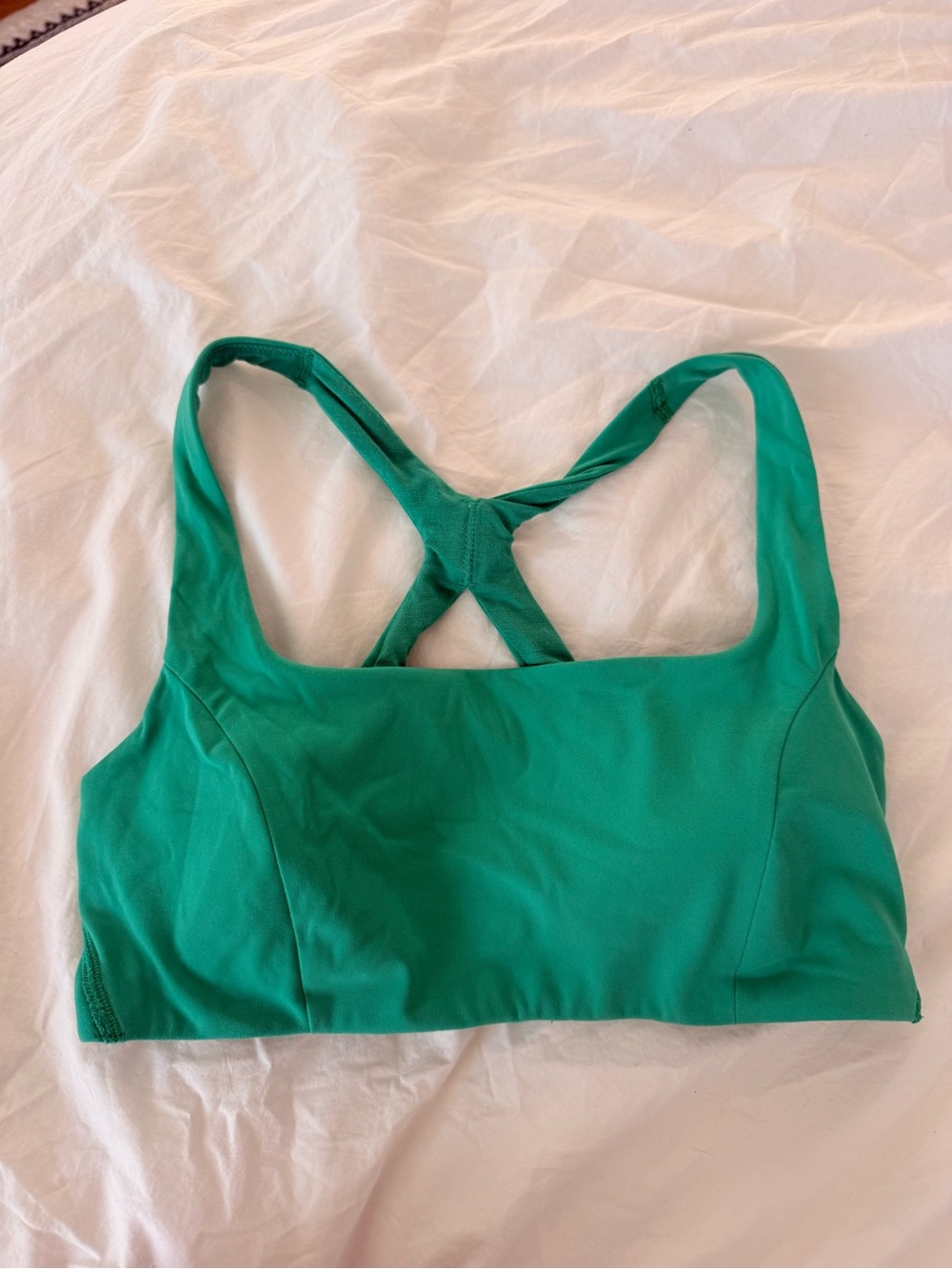Green Racerback Sports Bra size 6